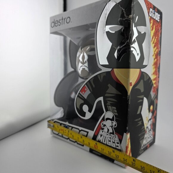 2008 Hasbro Mighty Muggs G.I.‎ Joe Destro w/Pistol Collectible Vinyl Figure NEW - Picture 8 of 9